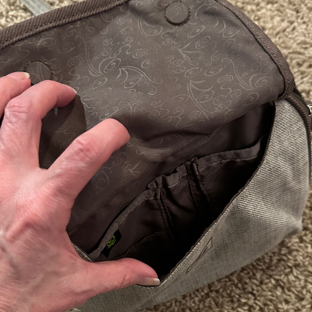 REI Crossbody Bag with Brown Feminine Embroidery Y2K Festival Pockets Granola - Picture 4 of 10
